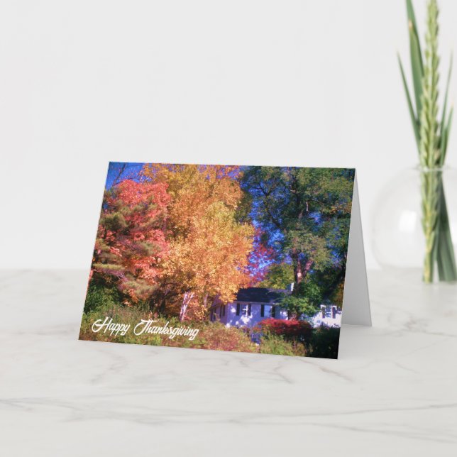 CARTÃO DE FESTIVIDADES FELIZ CARTA DE AGRADECIMENTO (Frente)