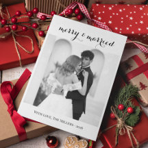 Feliz & Casado - Natal Personalizado para Recém-Ca