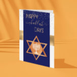Cartão De Festividades Feliz Challah Days Hanukkah<br><div class="desc">Esta design foi criada através da arte digital. Pode ser personalizada na área fornecida pela alteração da foto e/ou do texto. Ou pode ser personalizado escolhendo o clique para personalizar outra opção e excluir ou alterar a cor do plano de fundo, adicionar texto, alterar a cor ou o estilo do...</div>
