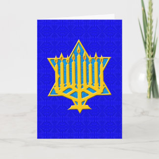 Cartão De Festividades Feliz Chanukah (Hanukkah)