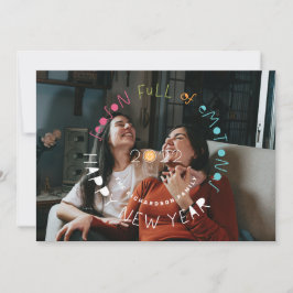 Cartão De Festividades Feliz Cheio das Emoções em Férias Emoji Foto