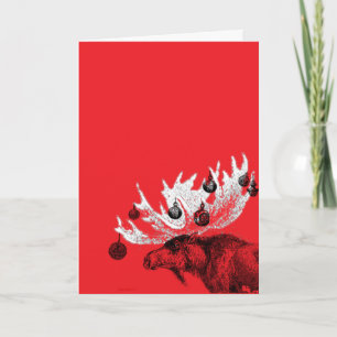 CARTÃO DE FESTIVIDADES FELIZ CHRISMOOSE