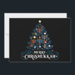 Cartão De Festividades Feliz Chrismukkah Feriado Judaico Hanukkah<br><div class="desc">Religião de Feriado Judaico de Chrismukkah,  feliz</div>