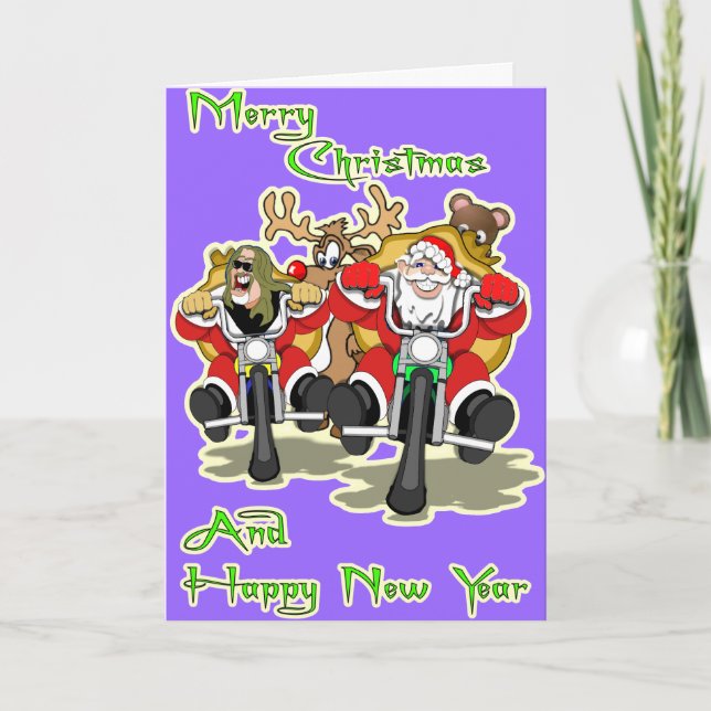 Cartão De Festividades Feliz Christma (Frente)