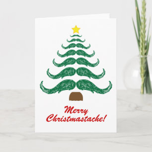 Cartão De Festividades Feliz Christmastache!