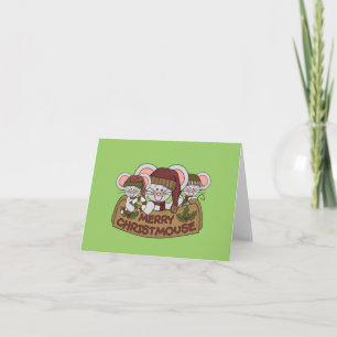 Cartão De Festividades Feliz Christmouse