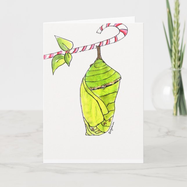 Cartão De Festividades Feliz Chrysalis (Frente)