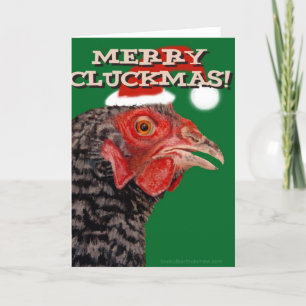 Cartão De Festividades Feliz Cluckmas!