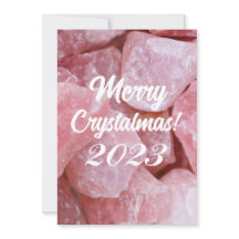 Feliz Crystalmas 2023 Cristal de Quartzo Rosa