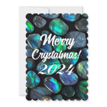 Feliz Crystalmas 2024 Cristal de Labradorita Azul