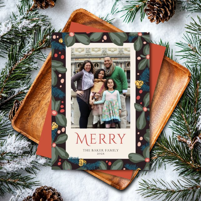 Cartão De Festividades Feliz de fotos de feriado (Criador carregado)