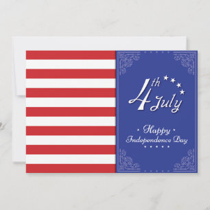 Cartão De Festividades Feliz Dia da Independência América