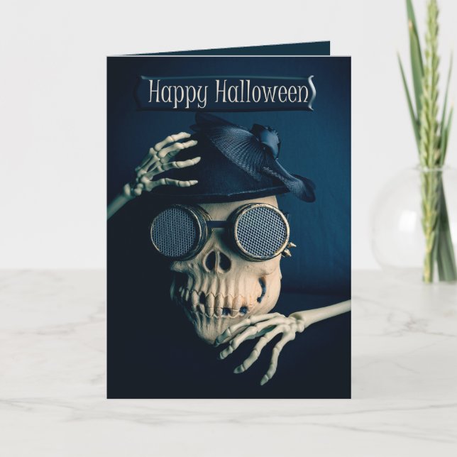 Cartão De Festividades Feliz Dia Das Bruxas Para Qualquer Um Que Assuste  (Frente)