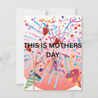 CARTÃO DE FESTIVIDADES FELIZ DIA DAS MÃES