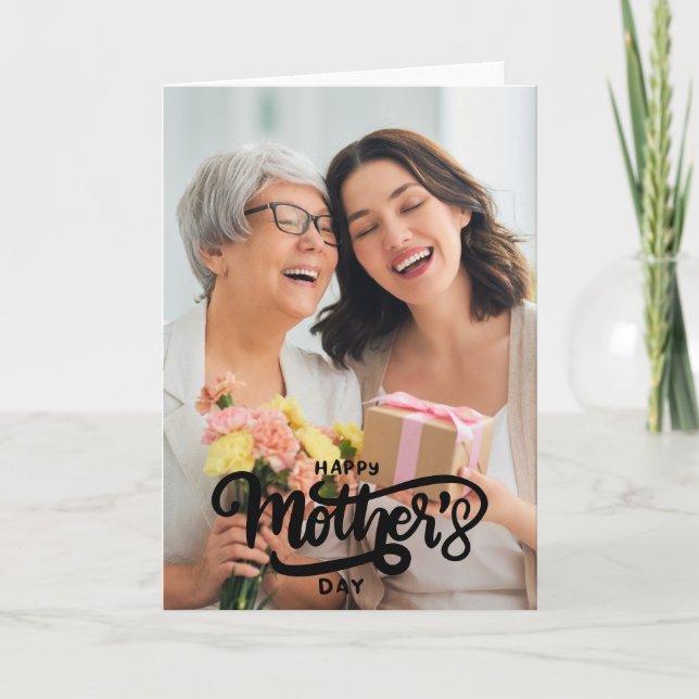 Cartão De Festividades Feliz Dia das Mães (Frente)