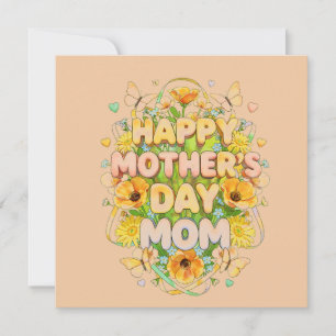 CARTÃO DE FESTIVIDADES FELIZ DIA DAS MÃES