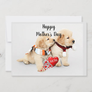 Cartão De Festividades Feliz Dia das Mães--Te Amo Mãe