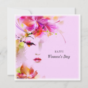 Cartão De Festividades Feliz Dia das Mulheres