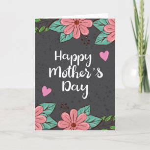 Cartão De Festividades Feliz dia de as mães