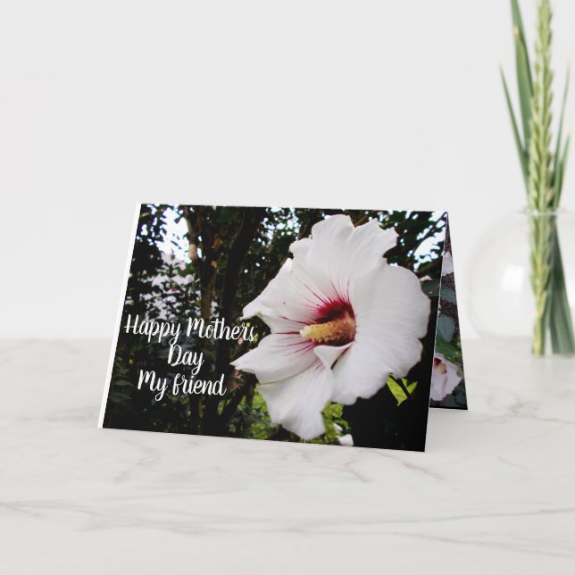 CARTÃO DE FESTIVIDADES FELIZ DIA DE AS MÃES PARA AMIGO (Frente)