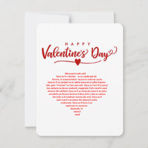 Cartão De Festividades Feliz dia de os namorados