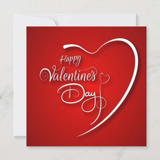 Cartão De Festividades Feliz dia de os namorados (Frente)