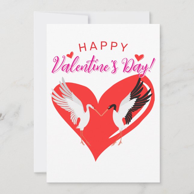 Cartão De Festividades Feliz dia de os namorados (Frente)