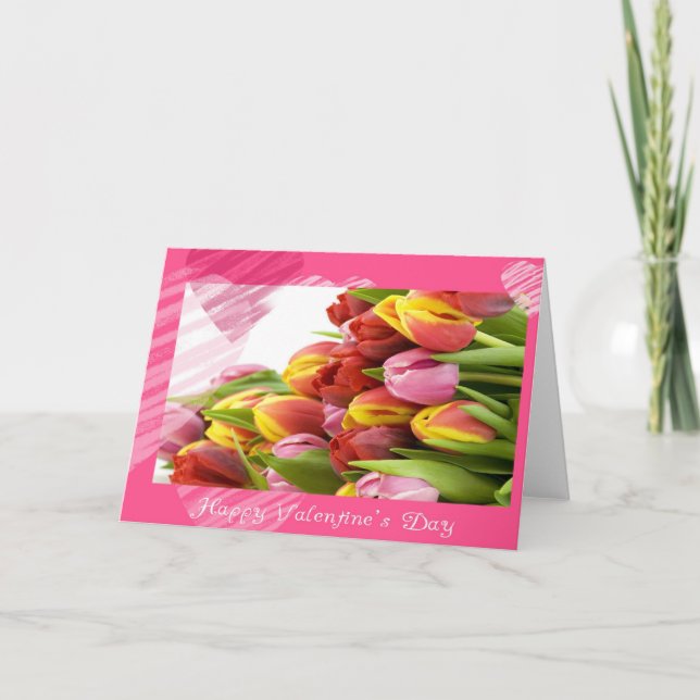 Cartão De Festividades Feliz dia de os namorados (Frente)