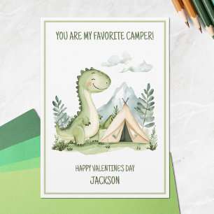 Cartão De Festividades Feliz dia de os namorados de Dinossauros de Campan