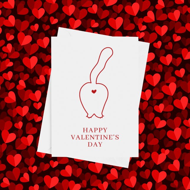 Cartão De Festividades FELIZ DIA DE OS NAMORADOS Me & My Cat (Criador carregado)