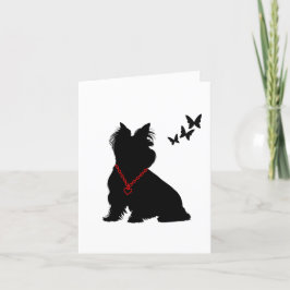 Cartão De Festividades Feliz dia de os namorados Mutt escruffy!