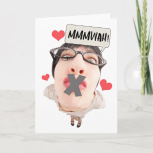 Cartão De Festividades feliz dia de os namorados sem beijos Humor pandêm