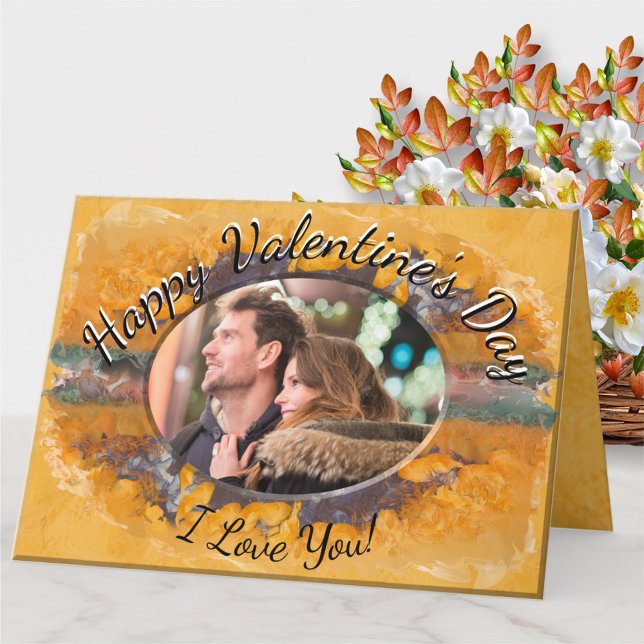 Cartão De Festividades Feliz dia de os namorados Sunset 0612 (Criador carregado)