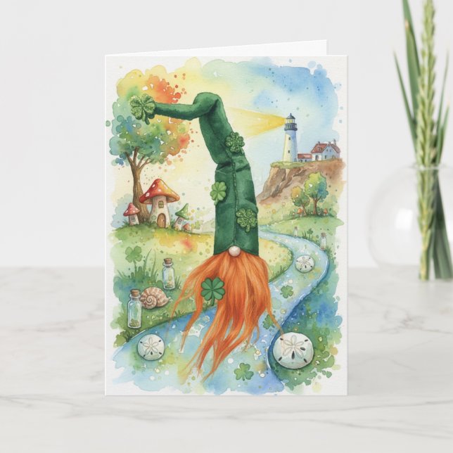 Cartão De Festividades Feliz Dia de São Patrício  (Frente)