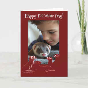Cartão De Festividades Feliz Dia dos Ferretinos com o Namorados dos Furõe