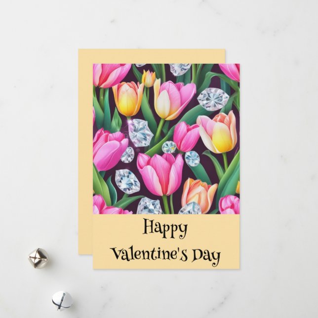 Cartão De Festividades Feliz Dia dos Namorados (Frente/Verso In Situ)