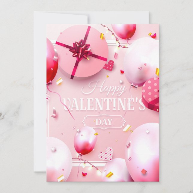 Cartão De Festividades Feliz Dia dos Namorados (Frente)