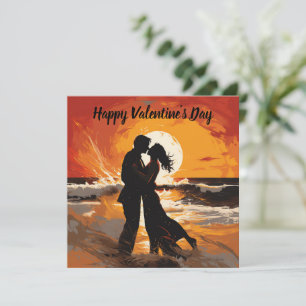 Cartão De Festividades Feliz Dia dos Namorados Casal