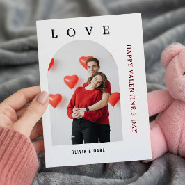 Cartão De Festividades Feliz Dia dos Namorados Colagem de Fotos Personali