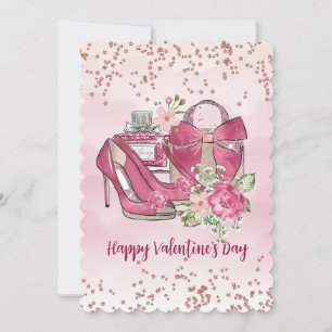 Cartão De Festividades Feliz Dia dos Namorados Designs Femininos