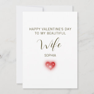 Cartão De Festividades Feliz Dia dos Namorados para Minha Bela Esposa