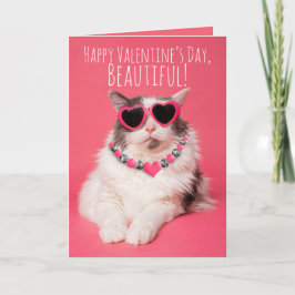 Cartão De Festividades Feliz Dia Dos Namorados Para Qualquer Gato Cujo Ga