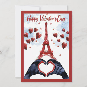 Cartão De Festividades Feliz Dia dos Namorados Paris