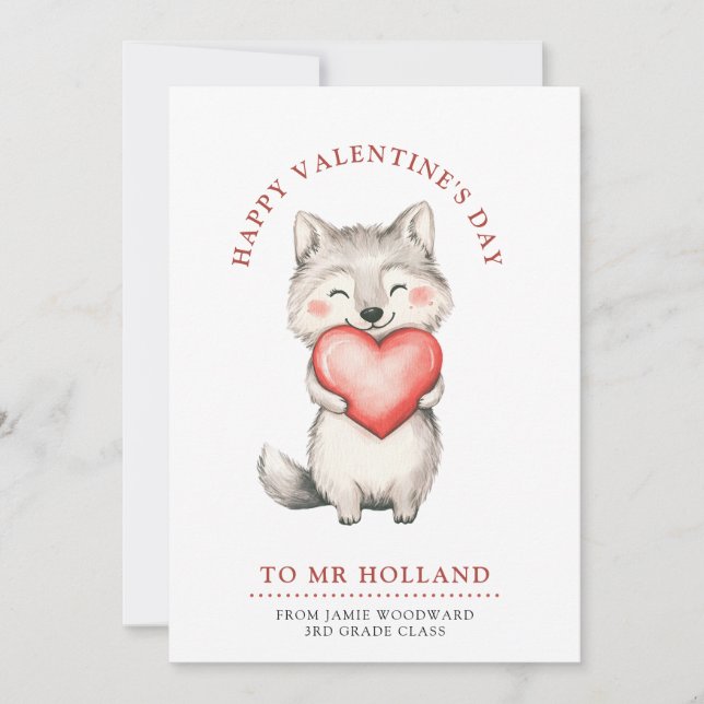 Cartão De Festividades Feliz Dia dos Namorados Professor    (Frente)