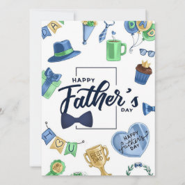 Cartão De Festividades Feliz Dia dos Pais