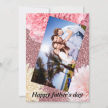 Feliz dia dos pais Elegante moderno brilho floral