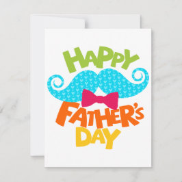 Cartão De Festividades "Feliz Dia dos Pais, Papai: Uma Celebração de Amor