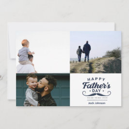 Cartão De Festividades Feliz Dia dos Pais Projeto de Tributo ao Bigode