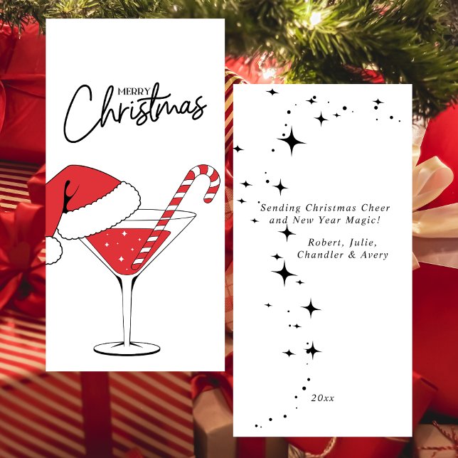 Cartão De Festividades Feliz divertida e Natal brilhante (Criador carregado)