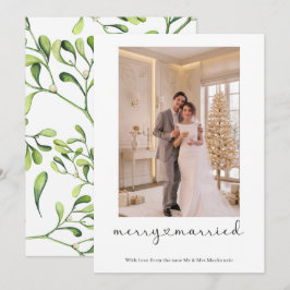Cartão De Festividades Feliz e Casado Recém-Casado Foto Personalizada